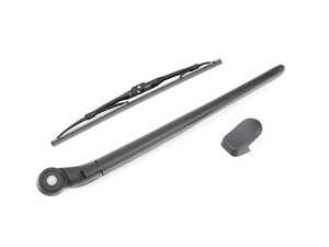 ES#4708215 - 95562804002KT - Rear Window Wiper Arm, Cap & Blade - Featuring Hamburg Technic Rear Wiper Arm & Wiper Blade Kit - Hamburg Tech - Porsche