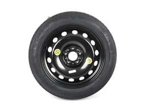 ES#4821279 - 36116796147AKT - 18" Emergency Spare Wheel/Tire Set - Includes a Genuine BMW 18x5" steel wheel with mounted and balanced 145/85/18 Continental tire. - Assembled By ECS - BMW