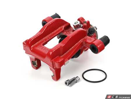ES#4387377 - 5WA615423BQC8 - Rear Brake Caliper - Left - Standard red caliper to restore braking performance - Genuine Volkswagen Audi - Volkswagen