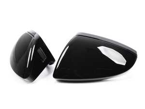 ES#4136125 - ZAW071600ADDSP - Black Optic Mirror Cap Kit  - The Black Optic Mirror Cap Kit is ideal for those looking to add a competition-inspired touch to their vehicle. - Genuine Volkswagen Audi - Audi