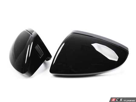 ES#4136125 - ZAW071600ADDSP - Black Optic Mirror Cap Kit  - The Black Optic Mirror Cap Kit is ideal for those looking to add a competition-inspired touch to their vehicle. - Genuine Volkswagen Audi - Audi
