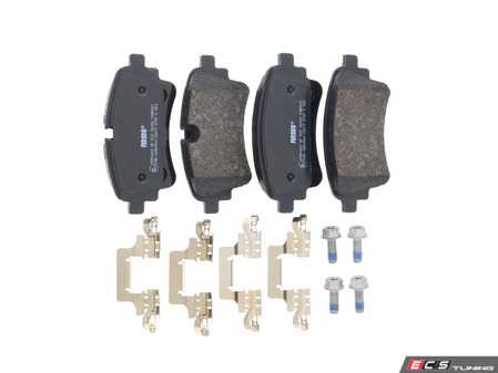 ES#5339378 - 80A698451G - Rear Brake Pad Set - Restore your stopping power - Ferodo - Audi