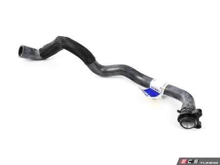 ES#4316679 - 11537584549PRM - Cooolant Hose w/ Metal Connector - Connects the thermostat to the cylinder head - replaces the failure prone plastic connector - URO Premium - BMW
