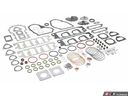 ES#5339505 - 93010090103 - Engine Gasket Set - Turbo Carrera  - Includes most major cylinder head gaskets and seals - Elring - Porsche