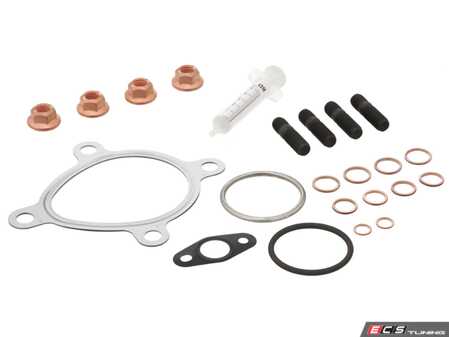 ES#5339950 - 305.890 - Turbocharger Installation Kit - Services One Turbocharger - Two Required - Elring - Audi
