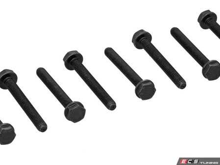ES#5339969 - N90130001 - Hex Bolt - Set Of 10 - Commonly used as main bearing bolts. M10x80 - Elring - Audi Volkswagen