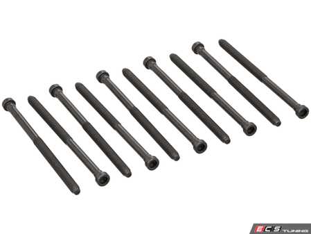 ES#5339992 - WHT005673 - Cylinder Head Bolt - Set - Secures cylinder head to block. M12x206x110 - Elring - Audi Volkswagen