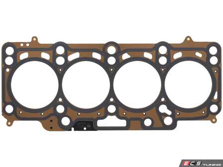 ES#5340004 - 03L103383BF - Cylinder Head Gasket - 1.55mm - Replacement head gasket with 1 hole, 1.55mm thick - Elring - Volkswagen