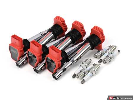 ES#4818264 - 06E905115F4KT - Ignition Service Kit  - Keep your engine running smooth with ECS Performance Ignition Coil - Assembled By ECS - Audi