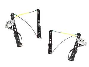 ES#5340242 - 51337020659KT - Front Window Regulators - Set - Includes left and right side regulators - Does not include window motors - Hamburg Tech - BMW