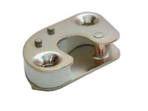 ES#5340285 - 91153170102 - Door Lock Striker - Left - Left door striker with Gold Galvanized finish - Hamburg Tech - Porsche
