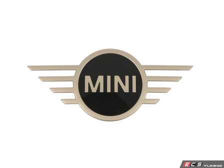 ES#4762974 - 51145A323F1 - Hood Emblem - Silver  - Stock hood emblem that mounts on the hood. Bronze silver color even though MINI calls it silver. - Genuine MINI - MINI