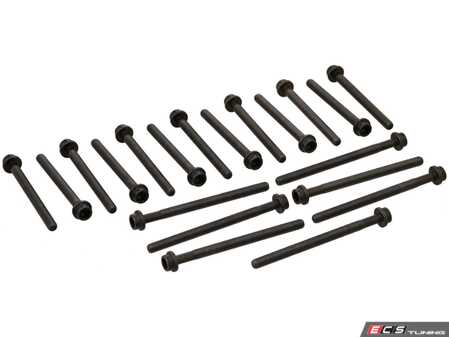 ES#5340298 - 332.830 - Cylinder Head Bolt Set - All head bolts necessary for cylinder head replacement - Elring - Audi Volkswagen Porsche
