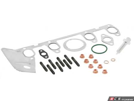 ES#5340304 - 196.390 -  Turbocharger Installation Kit - Gaskets and seals you need in order to install a new turbocharger - Elring - Volkswagen