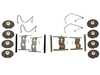 ES#5340326 - 40005-00012 - Brake Hardware Kit - Includes brake wear sensors, pad shims, and clips/hardware needed to replace your pads - Hamburg Tech - Porsche