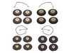 ES#5340331 - 40005-00003 - Brake Hardware Kit - Includes brake wear sensors, pad shims, and clips/hardware needed to replace your pads - Hamburg Tech - Porsche