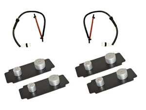 ES#5340333 - 40005-00005 - Brake Wear Sensor & Dampening Plate Kit - Includes brake wear sensors, and dampening plates - Hamburg Tech - Porsche