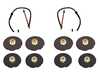 ES#5340334 - 40005-00006 - Brake Hardware Kit - Includes brake wear sensors, and pad shims - Hamburg Tech - Porsche