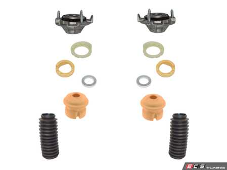 ES#5340354 - 20001-00692 - Rear Upper Shock Mount Kit - Featuring Hamburg Technic Upper Strut Mount & Bump Stop Refresh Kit! - Hamburg Tech - Porsche