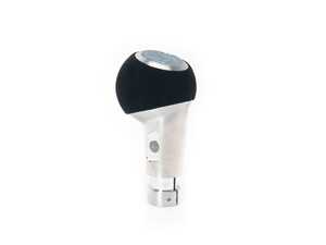 ES#5340344 - GS4U-LE - BFI Limited Edition GS4 Shift Knob - L'OE Show Edition - Machined Finish - Alcantara - The upholstered cousin to the GS3 shift knob, an ergonomic design inspired by Porsche. - Black Forest Industries - Audi Volkswagen