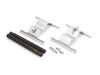 ES#4906552 - 95535296000 - Rear Brake Pad Hardware Kit - Easy install, includes pair of pins, expanding springs, and securing clips - URO - Porsche