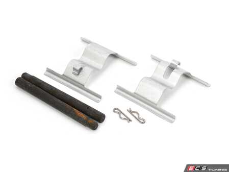 ES#4906552 - 95535296000 - Rear Brake Pad Hardware Kit - Easy install, includes pair of pins, expanding springs, and securing clips - URO - Porsche