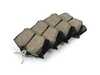 ES#1844151 - eur340a - Rear Euro Ceramic Brake Pad Set - Ceramic composite developed to meet low dust & noise requirements - Akebono - Audi Volkswagen