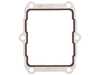 ES#5340424 - 06E145723A - Compressor Intercooler Gasket - Priced Each - Seals the intercooler ends to the rear of the supercharger compressor - Elring - Audi Volkswagen