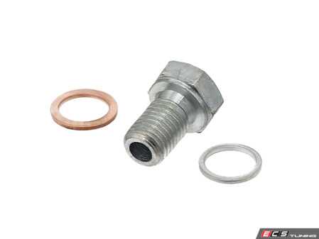 ES#5339300 - 774.390 - Oil Drain Plug w/ Washer - Replace your stripped oil drain plug - Elring - BMW MINI