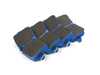 ES#4907623 - DP52082NDX - EBC Bluestuff Performance Brake Pad Set - Rear - Intermediate grade trackday pads for aggressive street driving and track use. - EBC - Audi Porsche