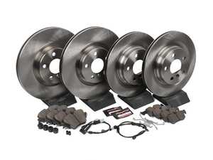 ES#4803374 - KOE7916 - Z17 Stock Replacement Brake Kit - Front & Rear - Includes Z17 ceramic brake pads, rotors, and stainless-steel hardware - Power Stop - BMW