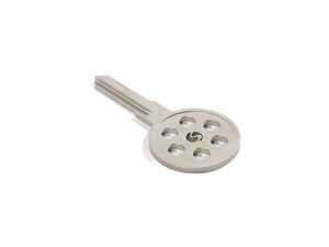 ES#4840403 - I186.SILVER - Rennline 917 Style Key Blank - 944/924/968 - Add iconic style to your keychain! - Rennline - Porsche