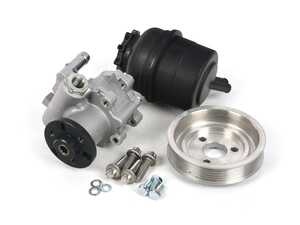 ES#4899498 - 32416769887 - Power Steering Pump Kit - Complete kit with new pump, pulley, and reservoir for N52 3.0L engines - Atlantic Automotive Engineering - BMW