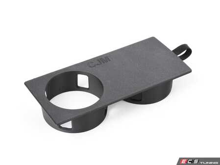 ES#4430684 - 2021066-7C-dehbl - Cup Holder Delete Panel - Half Cover - Black - Tired of looking at that nasty cup holder you've never cleaned? Just cover it up! - CJM Industries - Volkswagen
