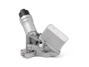 ES#5339965 - 11428583895M - Upgraded Aluminum Oil Filter Housing With Filter - Includes housing, gasket, filter and cap. - Bremmen Parts - BMW