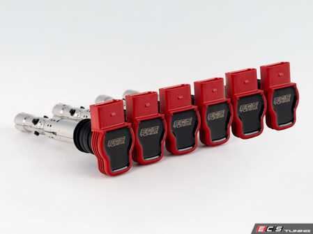ES#5336661 - 056059LA09-6KT - ECS Performance Ignition Coils - Set Of Six - Increased energy output over OE coils for a stronger, more consistent spark! - ECS - Audi