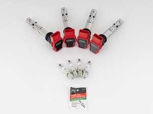 ES#5338588 - 056059LA094ISKT2 - 1.8T Ignition Service Kit - Featuring ECS Performance Ignition Coils & Genuine VW/Audi spark plugs for increased spark energy! - ECS - Audi Volkswagen