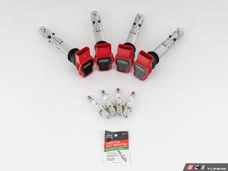 ES#5338588 - 056059LA094ISKT2 - 1.8T Ignition Service Kit - Featuring ECS Performance Ignition Coils & Genuine VW/Audi spark plugs for increased spark energy! - ECS - Audi Volkswagen