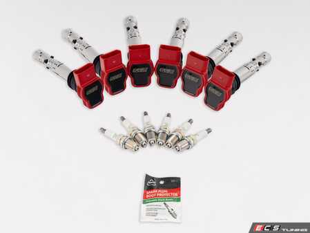 ES#5338596 - 056059LA096ISKT - C5 2.7T Performance Ignition Service Kit - Featuring one step colder, copper core NGK spark plugs & ECS performance ignition coils for increased spark energy. - ECS - Audi