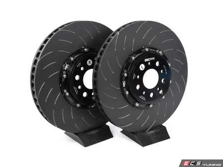 ES#4608505 - SG2F022 - Front Racing 2-Piece Rotors - Slotted (380x36) - A direct fitment performance rotor that is lighter than the oem brake disc and boasts a 2 piece deisgn! - EBC - BMW