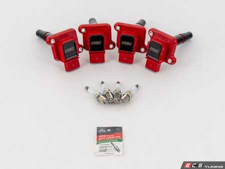 ES#5338629 - 056059LA084ISKT2 - 1.8T Performance Ignition Service Kit - Featuring one step colder, copper core NGK spark plugs & ECS performance ignition coils for increased spark energy. - ECS - Audi Volkswagen