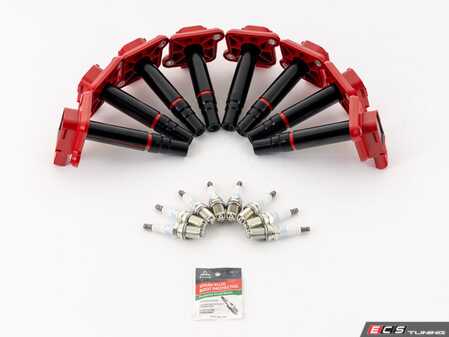 ES#5338631 - 056059LA088ISKT - 4.2 Performance Ignition Service Kit - Featuring ECS Performance Ignition Coils & OEM NGK platinum-core spark plugs for increased spark energy! - ECS - Audi
