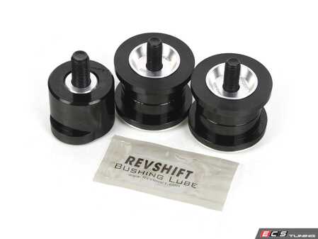 ES#4908585 - PDB-E46M-80A - E46 M3 Polyurethane Differential Bushings - Black (80A) - Prevent excess diff movement with these poly bushings! - Revshift - BMW