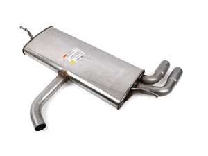 ES#2755180 - 5GM253609B - Rear Muffler Assembly - Complete assembly with tips - Genuine Volkswagen Audi - Volkswagen