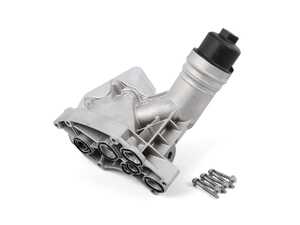 ES#4931765 - B58G1OFH - Metal Oil Filter Housing Upgrade With Filter & Cooler - Metal upgrade designed to replace your failure-prone plastic filter housing - Burger Motorsports - BMW