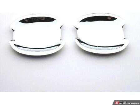 ES#2534153 - CDH208 - Chrome Door Handle Cup Kit - Two (2) Piece Set - URO - Mercedes Benz