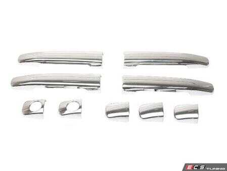 ES#2534154 - CDHMLHANDLE - Chrome Door Handle Covers - Nine (9) Piece Set - Covers All Four Door Handles - URO - Mercedes Benz