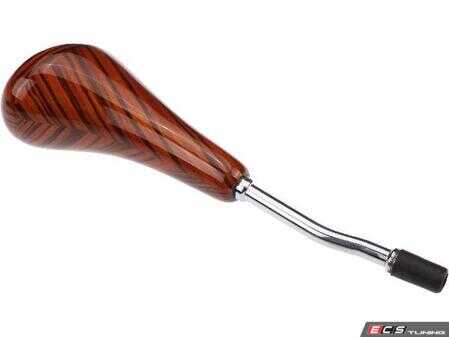 ES#2533573 - SK123Z85 - Shift Knob - Priced Each - Zebrano Wood - URO - Mercedes Benz