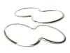 ES#2533790 - W230HLR - Headlight Rings - Priced As A Pair - Chrome Finish - URO - Mercedes Benz