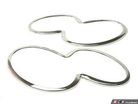 ES#2533790 - W230HLR - Headlight Rings - Priced As A Pair - Chrome Finish - URO - Mercedes Benz